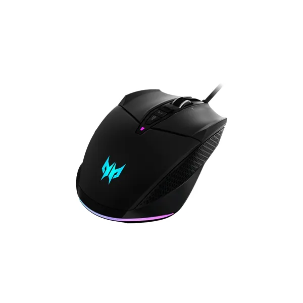 ACER GAMING MOUSE - max. 19000 dpi, 10 programovateľných tlačidiel, 4 farby podsvietenia, 20 mil. kliknite na