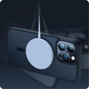 TECH-PROTECT MAGMAT Kryt s MagSafe pre iPhone 15 Pro Max, Modrý