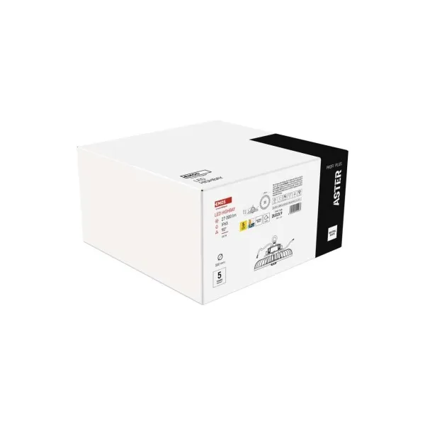 EMOS Lighting LED priemyselné závesné svietidlo HIGHBAY ASTER 90° 150W