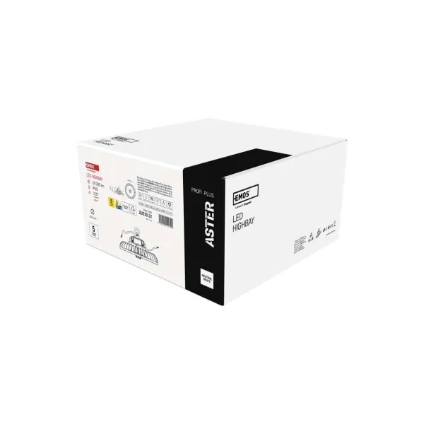 EMOS Lighting LED priemyselné závesné svietidlo HIGHBAY ASTER 120° 100W