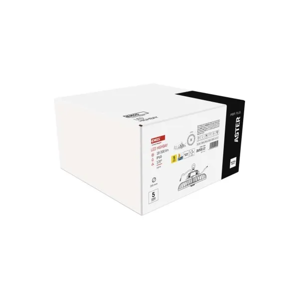 EMOS Lighting LED priemyselné závesné svietidlo HIGHBAY ASTER 120° 100W