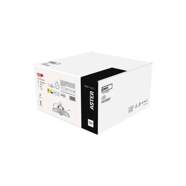 EMOS Lighting LED priemyselné závesné svietidlo HIGHBAY ASTER 90° 100W