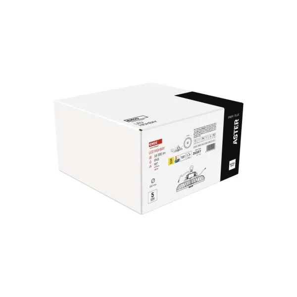 EMOS Lighting LED priemyselné závesné svietidlo HIGHBAY ASTER 90° 100W