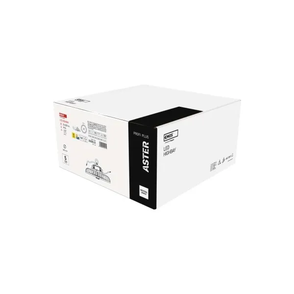 EMOS Lighting LED priemyselné závesné svietidlo HIGHBAY ASTER 120° 200W