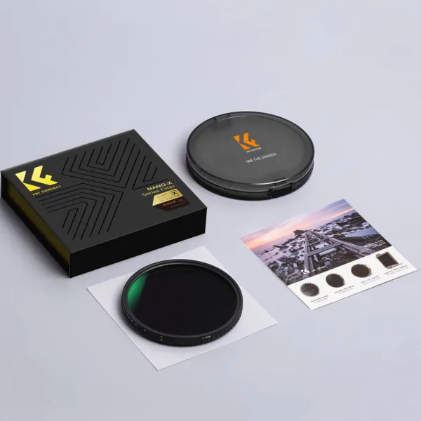 K&F Concept K&F 95MM Nano-X Variabilný/Fader ND Filter, ND2~ND32, W/O Black Cross s 3ks... 28577