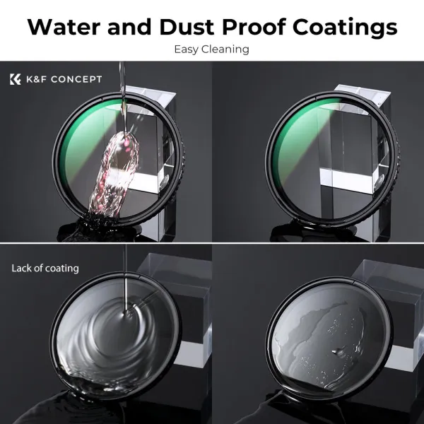 K&F Concept K&F 95MM Nano-X Variabilný/Fader ND Filter, ND2~ND32, W/O Black Cross s 3ks... 28577