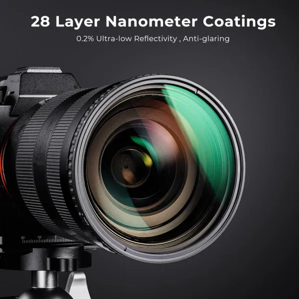 K&F Concept K&F 95MM Nano-X Variabilný/Fader ND Filter, ND2~ND32, W/O Black Cross s 3ks... 28577