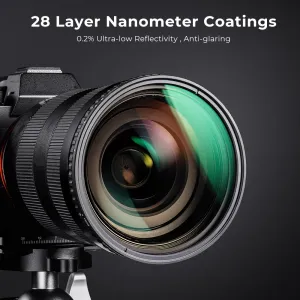 K&F Concept K&F 95MM Nano-X Variabilný/Fader ND Filter, ND2~ND32, W/O Black Cross s 3ks... 28577