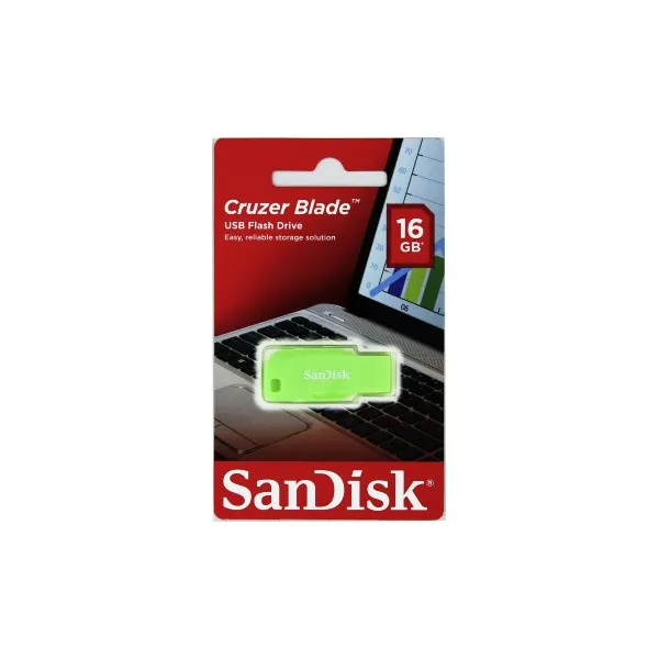 SanDisk FlashPen-Cruzer™ Blade 16 GB, elektrická zelená 85235110