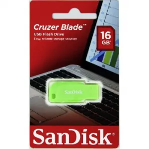 SanDisk FlashPen-Cruzer™ Blade 16 GB, elektrická zelená 85235110