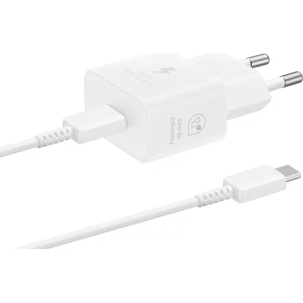 Samsung EP-T2510XWE Nabíjačka USB-C 25W, Biela