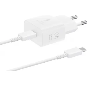 Samsung EP-T2510XWE Nabíjačka USB-C 25W, Biela