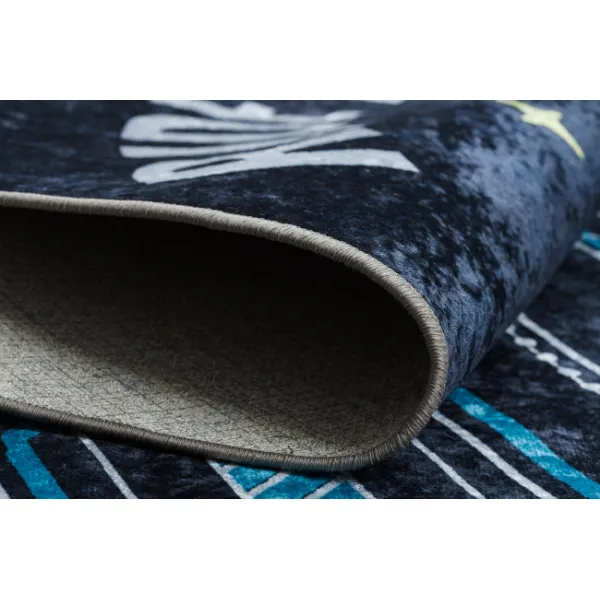 Koberec JUNIOR 52069.801 vesmír / raketa, čierny