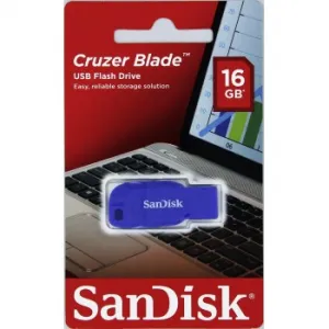 SanDisk FlashPen Cruzer™ Blade 16 GB, elektrická modrá 85235110