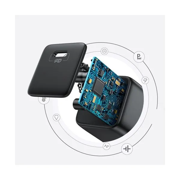 Joyroom L-P251 Smart Mini PD 25W nabíjačka (čierna) 044939