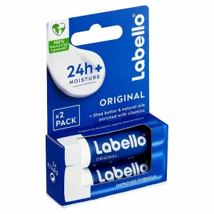Labello Original ošetrujúci balzam na pery 2 x 4,8 g