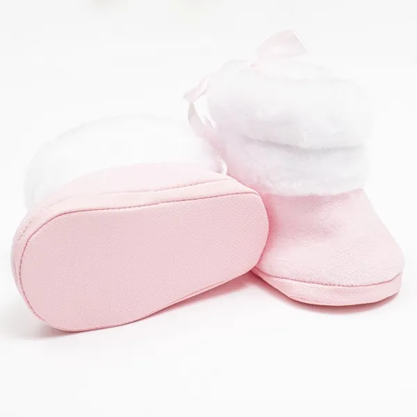 Dojčenské zimné kozačky New Baby ružové 0-3 m 0-3 m