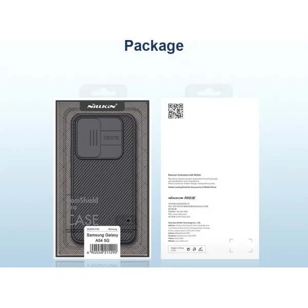 Nillkin CamShield PRO Kryt pre Samsung Galaxy A54 5G, Čierny