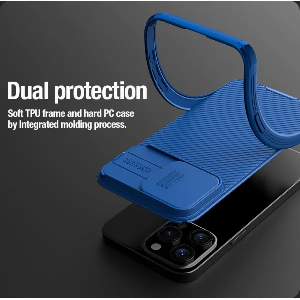Nillkin CamShield PRO Kryt pre iPhone 15 Pro Max, Čierny