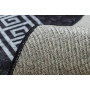 Koberec MIRO 52071.804 rám / grécky, čierny / biely
