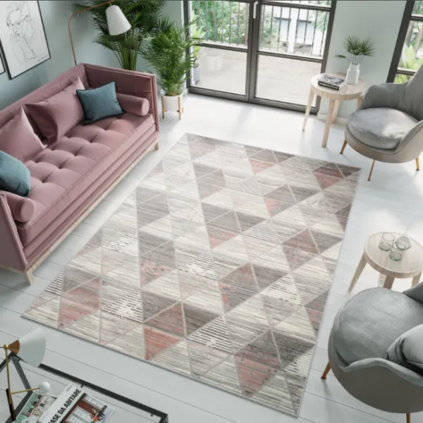 DECOREUM Koberec ASTHANE E460A sivý Rozmery (v): 300x400