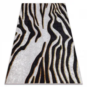 Koberec MIRO 52002.807 zebra, krémový / čierny