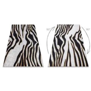 Koberec MIRO 52002.807 zebra, krémový / čierny