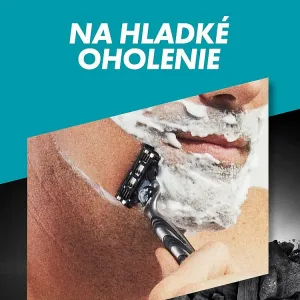 Gillette Mach3 Charcoal Holiaci strojček pre Mužov, 1 Holiaci Strojček, 2 Náhradné Holiace Hlavice