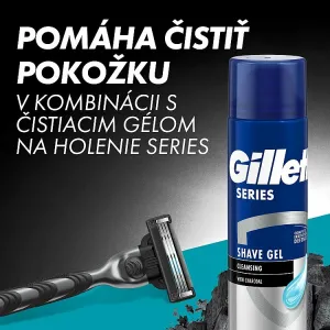 Gillette Mach3 Charcoal Holiaci strojček pre Mužov, 1 Holiaci Strojček, 2 Náhradné Holiace Hlavice