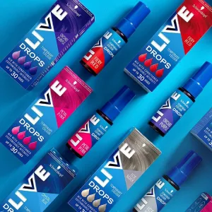 Schwarzkopf Live Drops dočasná farba ohnivá červená 30 ml