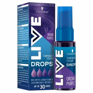 Schwarzkopf Live Drops dočasná farba fialová orchidea 30 ml