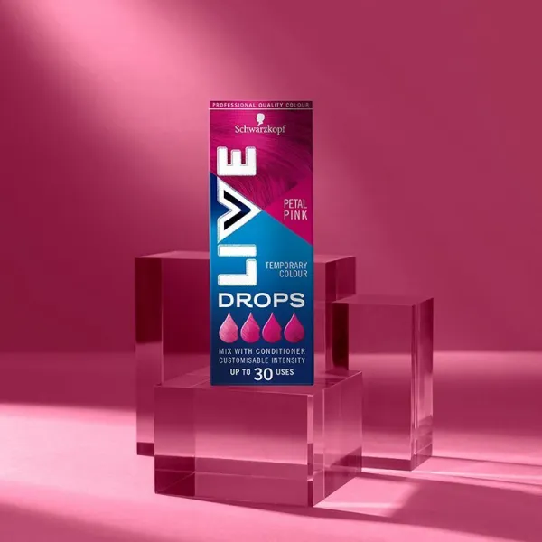 Schwarzkopf Live Drops dočasná farba ružový kvet 30 ml