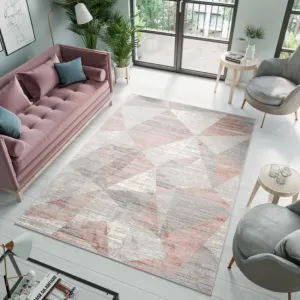 DECOREUM Koberec E455A ASTHANE sivá Rozmery (v): 250x350