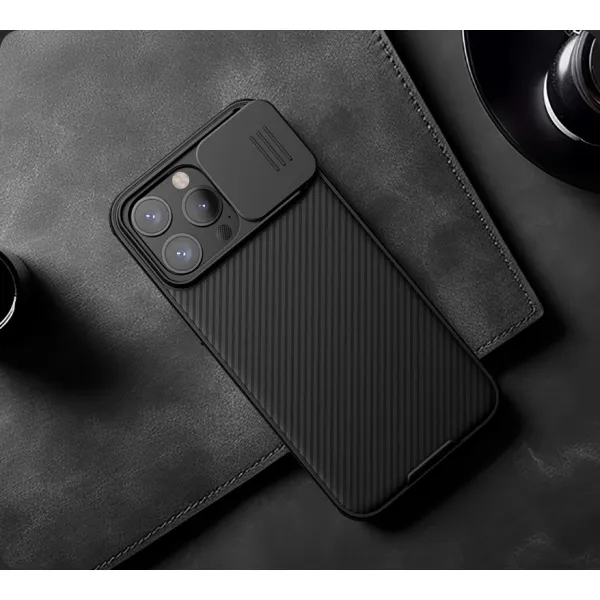 Nillkin CamShield PRO Kryt pre iPhone 15 Pro Max, Čierny