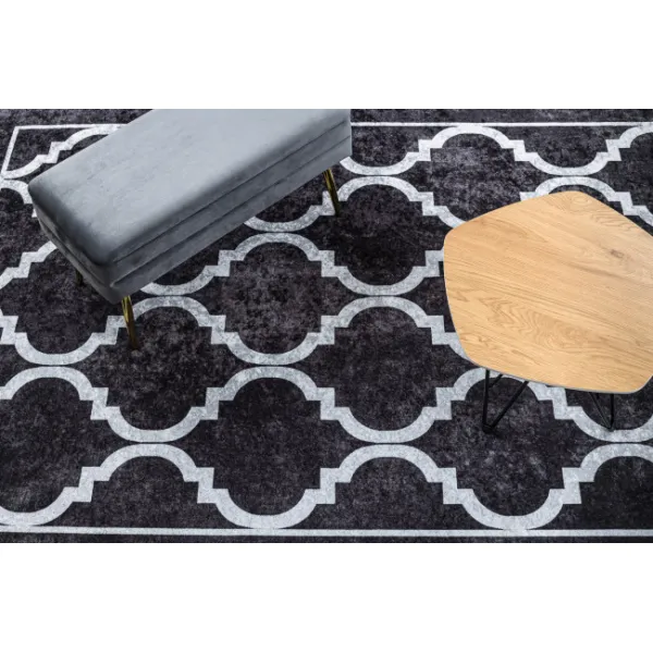 Koberec MIRO 51639.806 Trellis, čierny