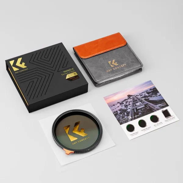 K&F Concept 77mm Black Mist 1/4 + ND2-400 variabilný ND filter 21493