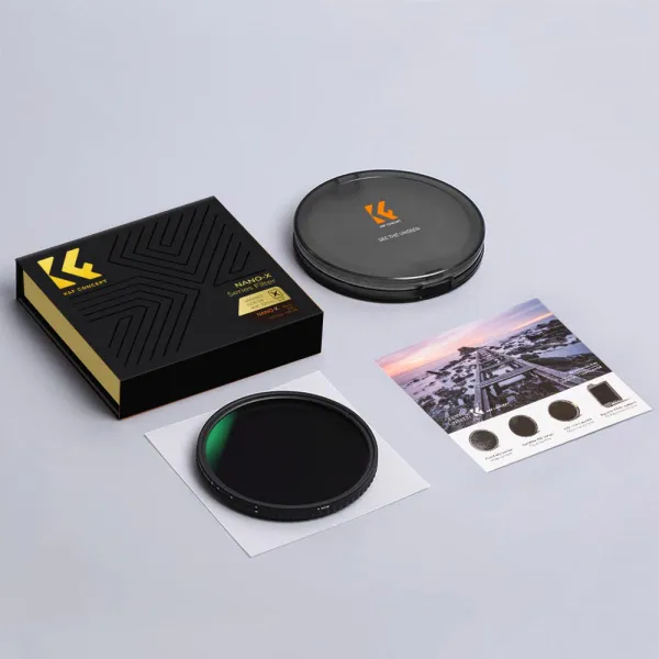 K&F Concept K&F 82MM XV40 Nano-X Variabilný/Fader ND Filter, ND8~ND128, W/O Black Cross 30861