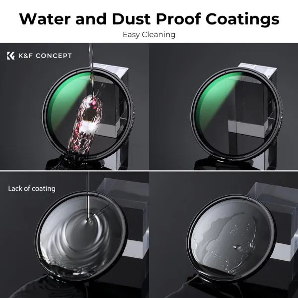 K&F Concept K&F 82MM XV40 Nano-X Variabilný/Fader ND Filter, ND8~ND128, W/O Black Cross 30861