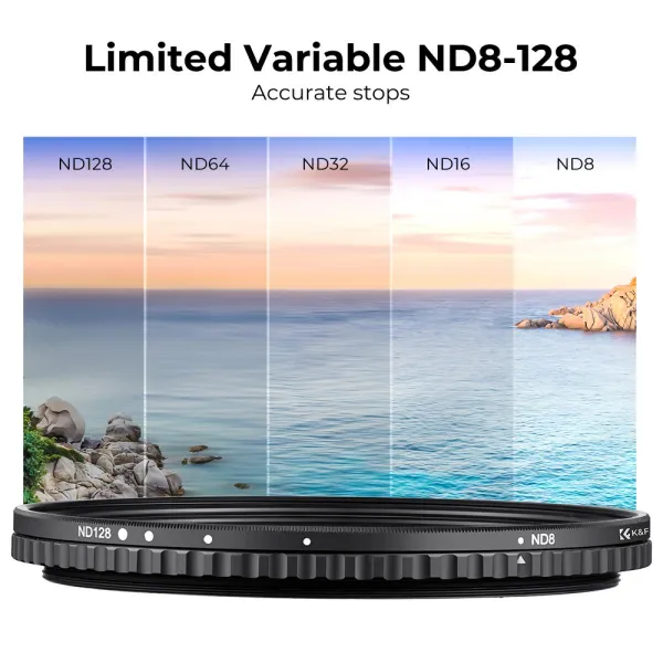 K&F Concept K&F 82MM XV40 Nano-X Variabilný/Fader ND Filter, ND8~ND128, W/O Black Cross 30861