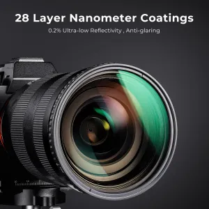 K&F Concept Sada 77 mm variabilného ND filtra 2ks ND2-32 & ND32-512 21509