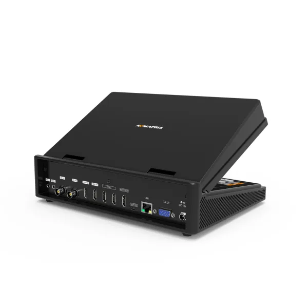 AVMATRIX PVS0403U prenosný 10,1-palcový 4-kanálový prepínač videa SDI a HDMI 21452
