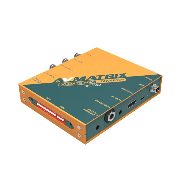 AVMATRIX SC1120 konvertor 3G-SDI na HDMI a AV škálovanie 21453