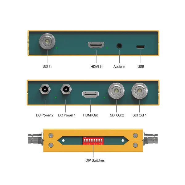 AVMATRIX SC2030 3G-SDI/ HDMI Scaling Cross Converter 21455