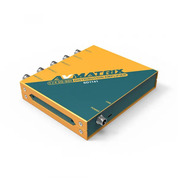 AVMATRIX SD1141 1×4 SDI Reclocking Distribučný zosilňovač 21458