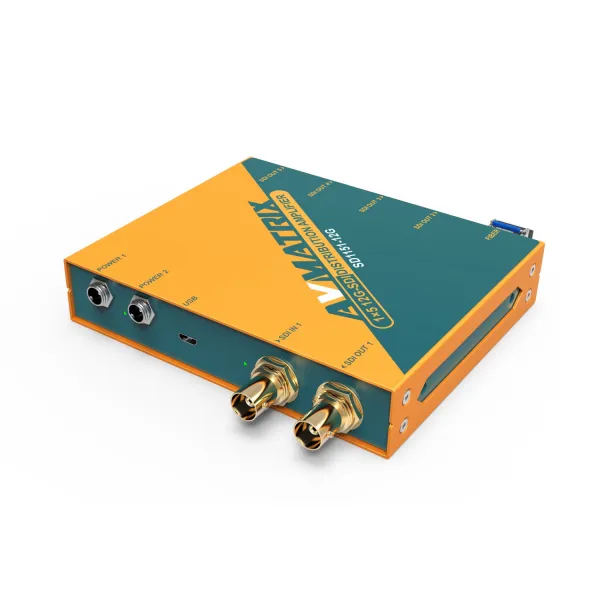 AVMATRIX SD1151-12G 1×5 12G-SDI pretaktovací distribučný zosilňovač 21461