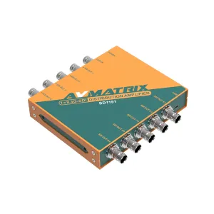 AVMATRIX SD1191 1×9 SDI Reclocking Distribučný zosilňovač 21465