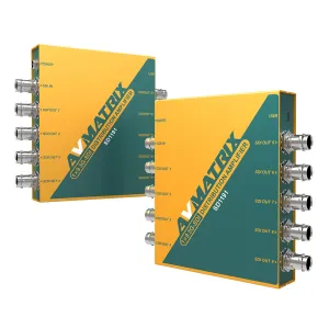 AVMATRIX SD1191 1×9 SDI Reclocking Distribučný zosilňovač 21465