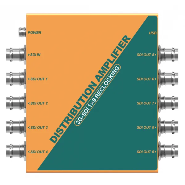 AVMATRIX SD1191 1×9 SDI Reclocking Distribučný zosilňovač 21465