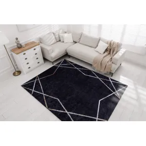 Koberec MIRO 51233.811 geometrický, čierny