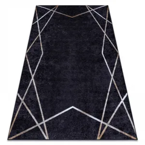 Koberec MIRO 51233.811 geometrický, čierny